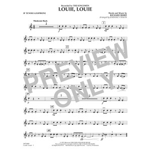 Louie, Louie (arr. Johnnie Vinson) - Bb Tenor Saxophone