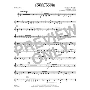 Louie, Louie (arr. Johnnie Vinson) - Bb Trumpet 2