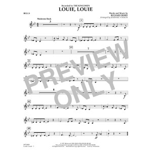 Louie, Louie (arr. Johnnie Vinson) - Bells