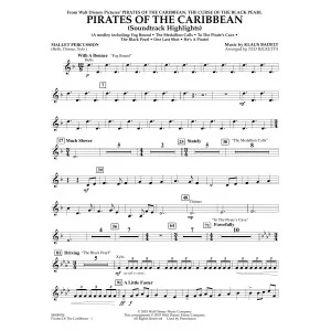 Pirates of the Caribbean (Soundtrack Highlights) (arr. Ted Ricketts) - Mallet Percussion