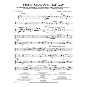 Christmas on Broadway - Bb Clarinet 1
