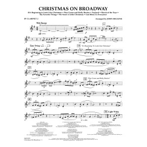 Christmas on Broadway - Bb Clarinet 2