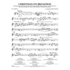 Christmas on Broadway - Bb Clarinet 3