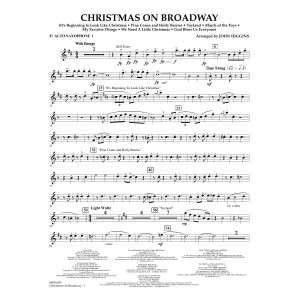 Christmas on Broadway - Eb Alto Saxophone 1