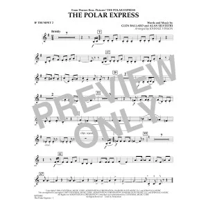 The Polar Express (Main Theme) (arr. Johnnie Vinson) - Bb Trumpet 2