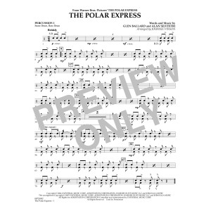 The Polar Express (Main Theme) (arr. Johnnie Vinson) - Percussion 1