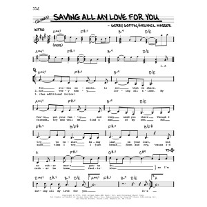 Saving All My Love For You