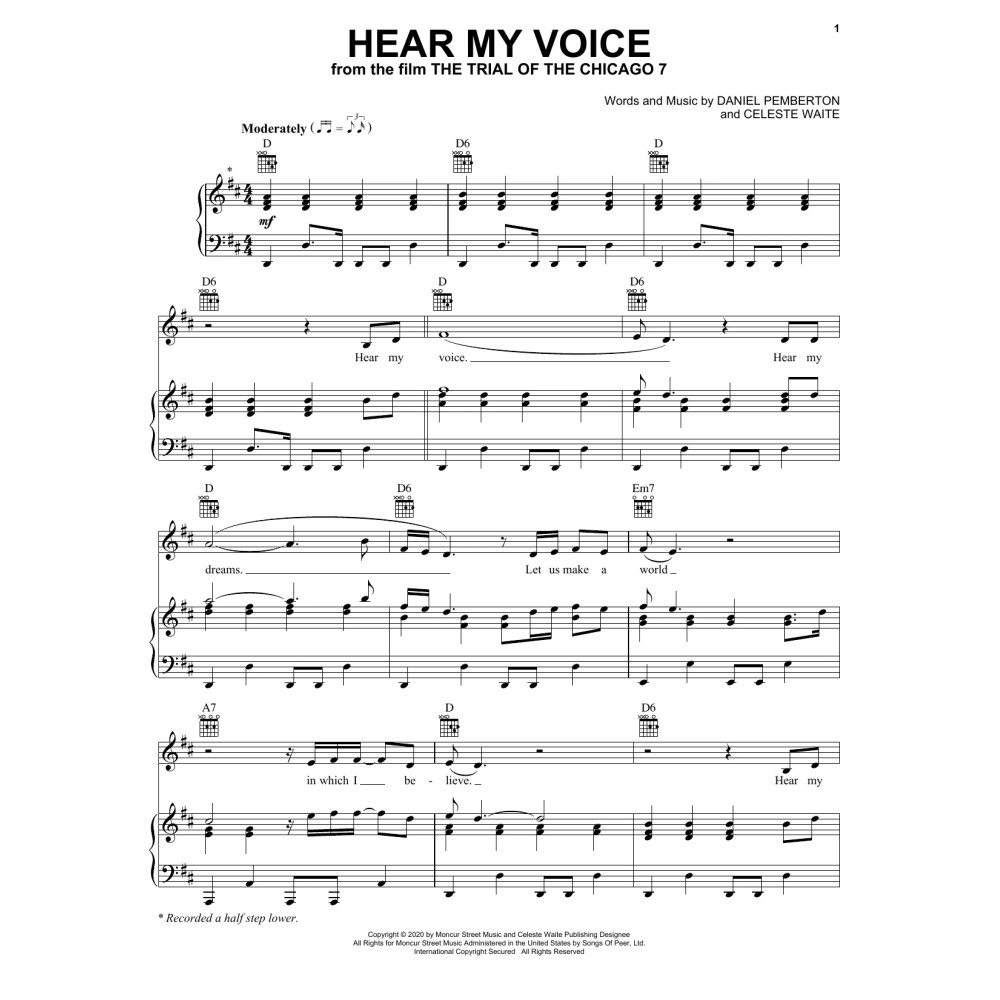 Hear My Voice (from The Trial Of The Chicago 7)