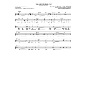 The Old Fashioned Way (Les Plaisirs Demodes)