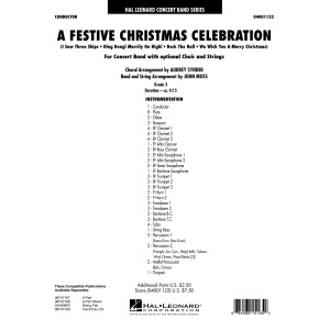 A Festive Christmas Celebration (with opt. choir) - Full Score