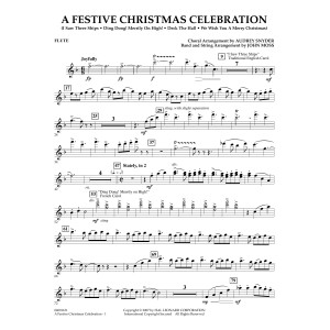 A Festive Christmas Celebration (with opt. choir) - Flute
