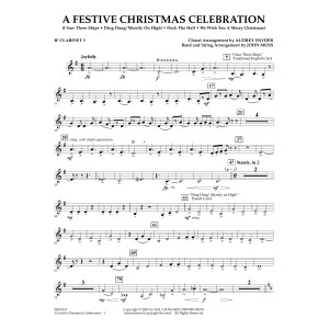 A Festive Christmas Celebration (with opt. choir) - Bb Clarinet 3