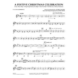 A Festive Christmas Celebration (with opt. choir) - Eb Alto Saxophone 2