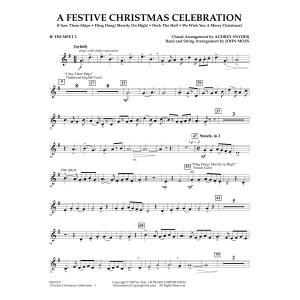 A Festive Christmas Celebration (with opt. choir) - Bb Trumpet 2