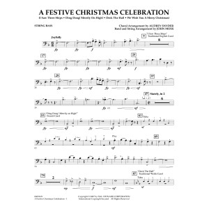 A Festive Christmas Celebration (with opt. choir) - String Bass
