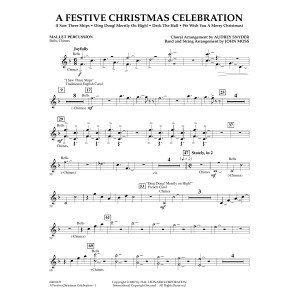 A Festive Christmas Celebration (with opt. choir) - Mallet Percussion