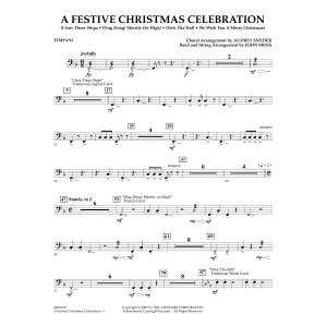 A Festive Christmas Celebration (with opt. choir) - Timpani