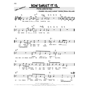 How Sweet It Is (To Be Loved By You)