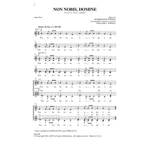 Non Nobis, Domine (arr. William C. Powell)