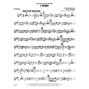 I Wish (arr. Mike Tomaro) - Alto Sax 2