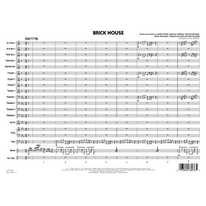 Brick House (arr. Paul Murtha) - Full Score