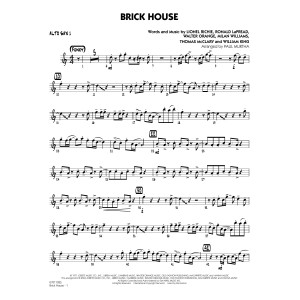 Brick House (arr. Paul Murtha) - Alto Sax 1