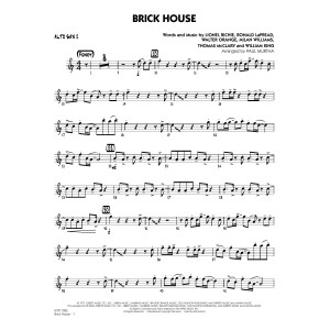 Brick House (arr. Paul Murtha) - Alto Sax 2