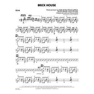 Brick House (arr. Paul Murtha) - Drums