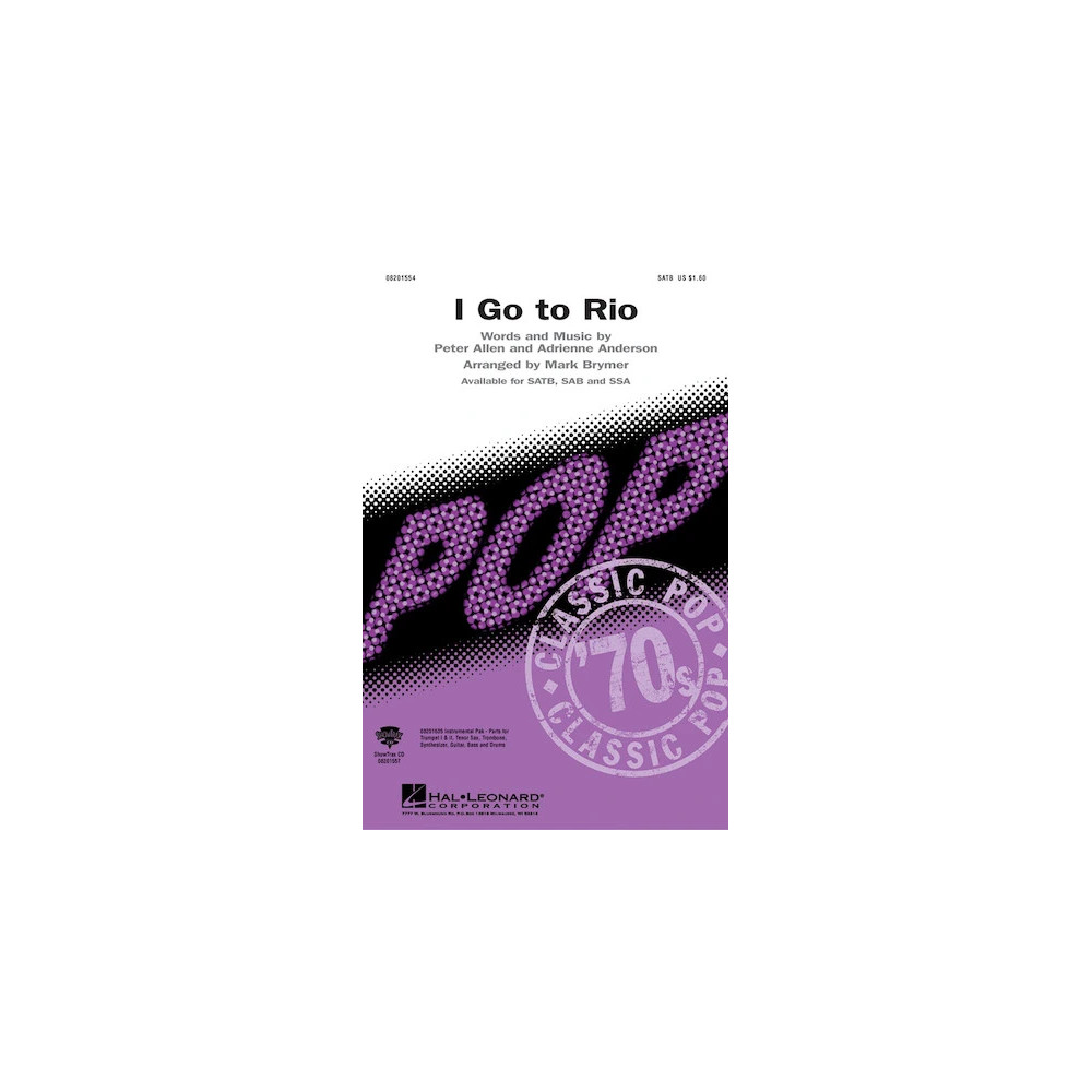 I Go To Rio (from The Boy From Oz) (arr. Mark Brymer)