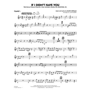 If I Didn't Have You (arr. John Berry) - Trumpet 1