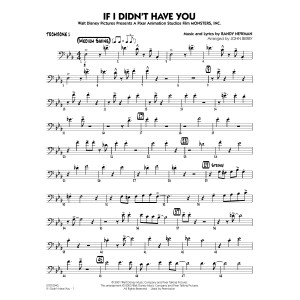 If I Didn't Have You (arr. John Berry) - Trombone 1