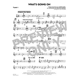 What's Going On (arr. Les Hooper) - Trumpet 4