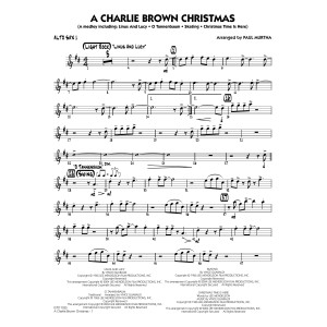 A Charlie Brown Christmas (arr. Paul Murtha) - Alto Sax 1