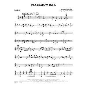 In a Mellow Tone (arr. Mark Taylor) - Alto Sax 1