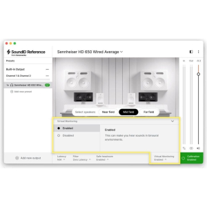 SoundID Reference Virtual Monitoring