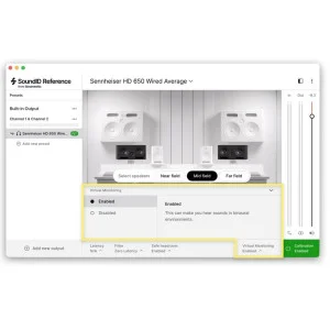 SoundID Reference Virtual Monitoring