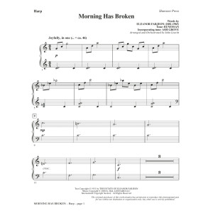 Morning Has Broken (New Edition) (arr. John Leavitt) - Harp