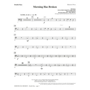 Morning Has Broken (New Edition) (arr. John Leavitt) - Double Bass