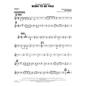 Born to Be Wild (arr. Michael Sweeney) - Trumpet 3