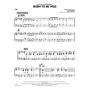 Born to Be Wild (arr. Michael Sweeney) - Piano