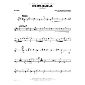 The Incredibles (arr. Paul Murtha) - Alto Sax 2