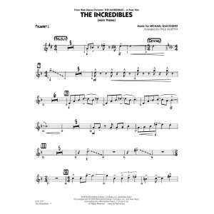 The Incredibles (arr. Paul Murtha) - Trumpet 1