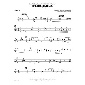 The Incredibles (arr. Paul Murtha) - Trumpet 3