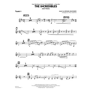 The Incredibles (arr. Paul Murtha) - Trumpet 4