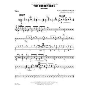 The Incredibles (arr. Paul Murtha) - Drums