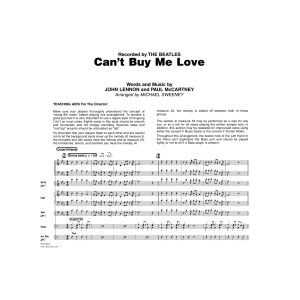 Can't Buy Me Love (arr. Michael Sweeney) - Full Score