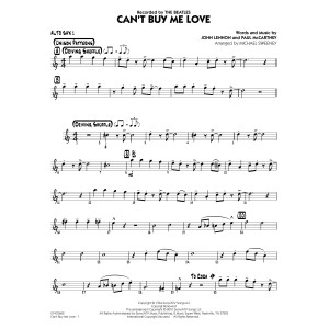 Can't Buy Me Love (arr. Michael Sweeney) - Alto Sax 1