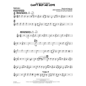 Can't Buy Me Love (arr. Michael Sweeney) - Tenor Sax 1