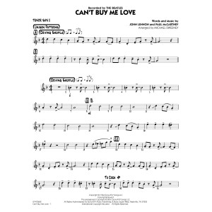 Can't Buy Me Love (arr. Michael Sweeney) - Tenor Sax 2