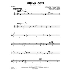 Autumn Leaves (arr. John Berry) - Trumpet 1